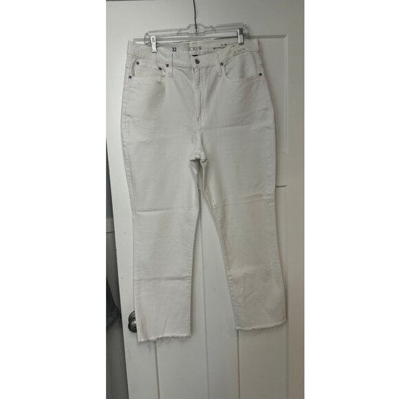 J. Crew White Denim Size 32 - NEW WITH TAGS - Picture 3 of 5